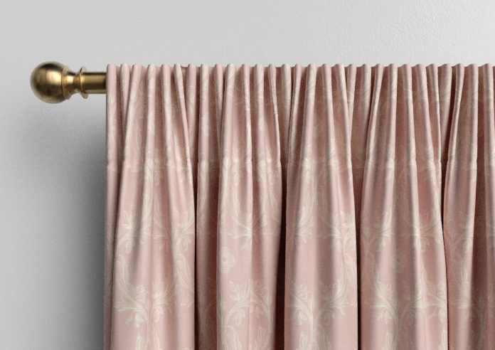 Trellis Prints, Vine and Bloom Rosies Pink - Made to Measure Curtains - Image 9